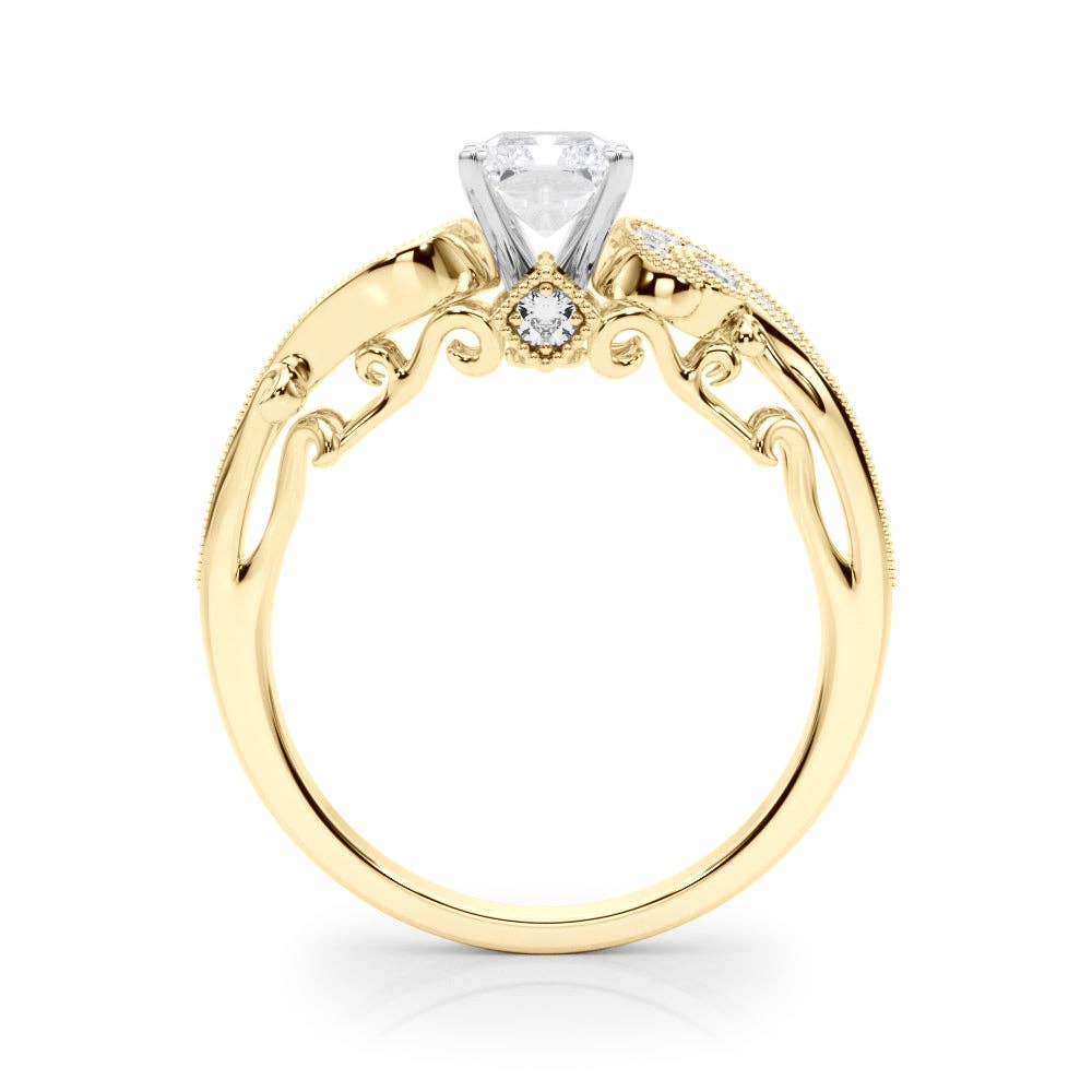 Vintage Inspired Princess Radiant Ring